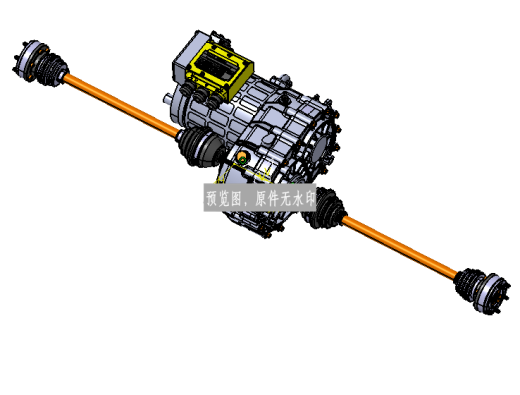 新能源汽车电机驱动系统设计三维CATIA模型图纸缩略图